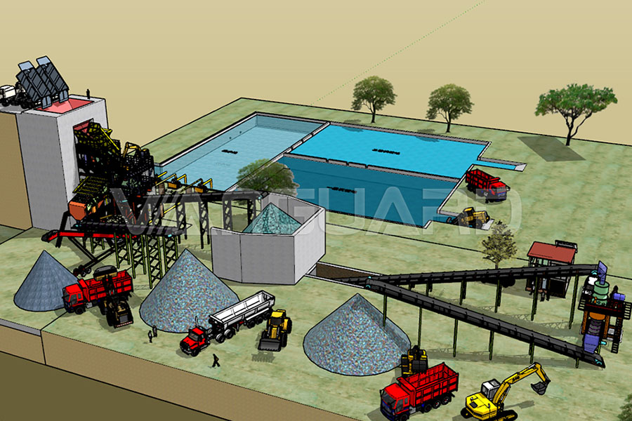 安瑞特时产1000吨铝矾土项目生产线