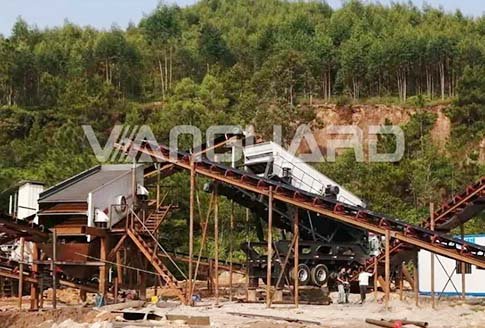 祝贺！安瑞特时产200吨河卵石破碎生产线在广东顺利投产！