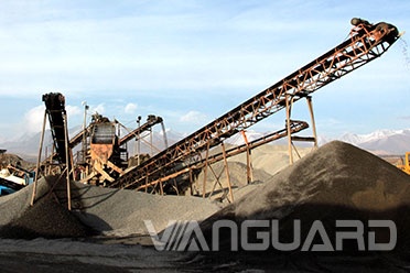 石料生产线现场