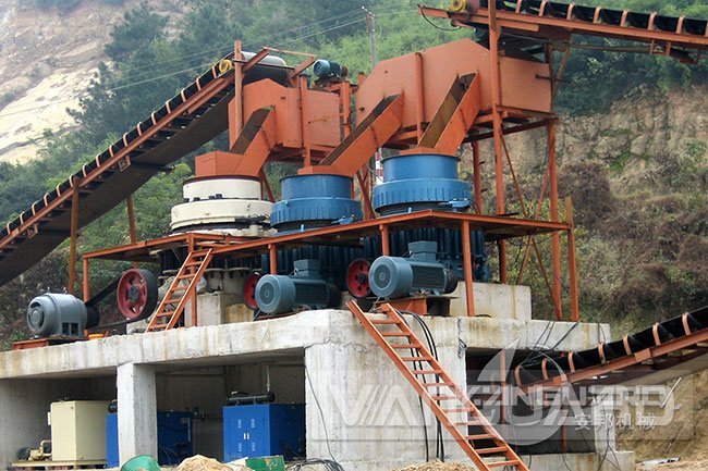 圆锥破碎机骨料加工